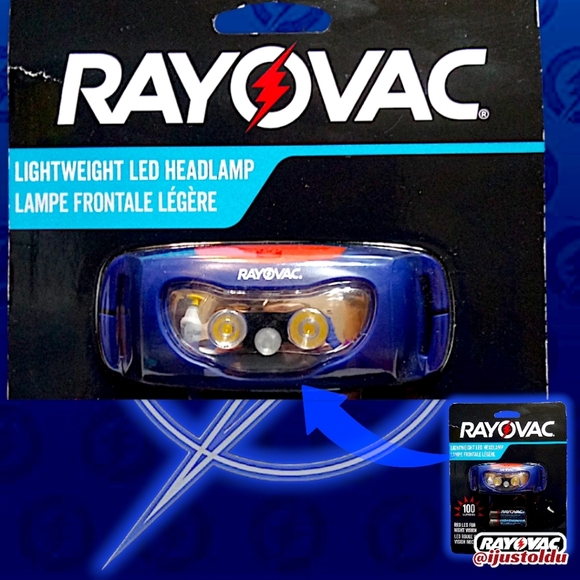 RAYOVAC Lightweight LED Headlamp, 2 Mode High/Red | 100 lm + Includes 2 AAA Batt - Picture 4 of 9
